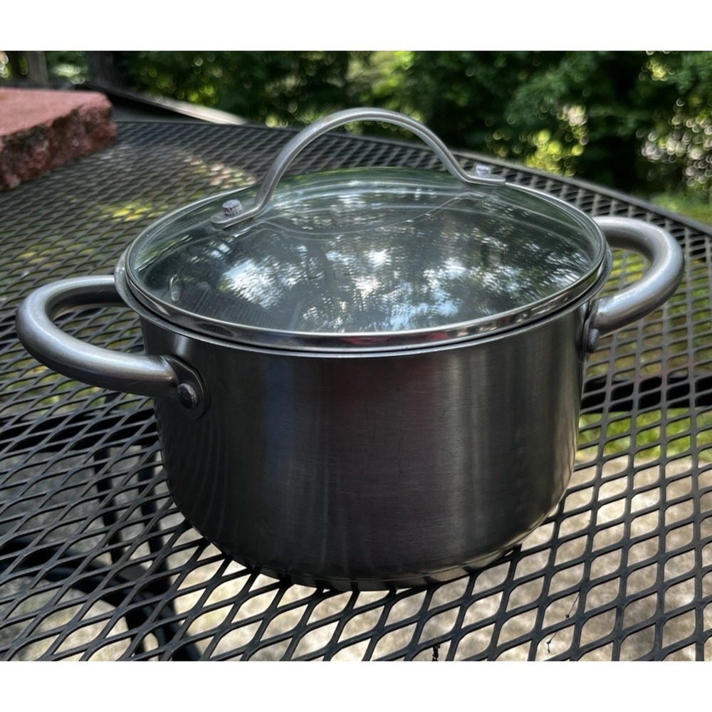 Kuhnā Rikon Switzerland 1.5L Saucepan Pot w/ Lid Stainless Steel
